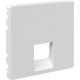 Valena LIFE.Лицевая панель для одиночных телефонных/информационных розеток.Белая