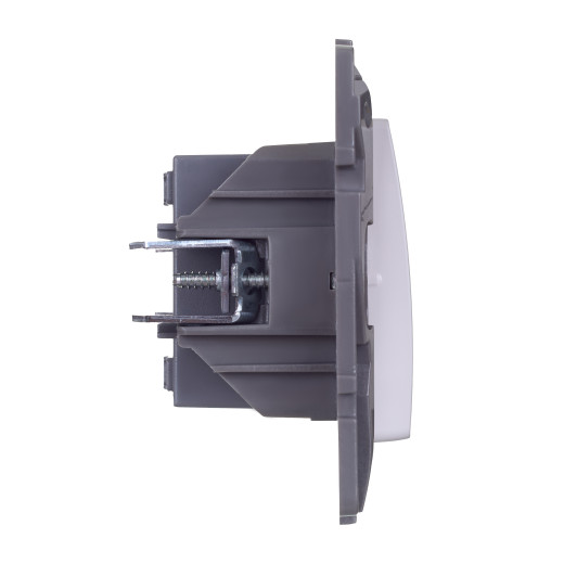 Переключатель перекрёстный одноклавишный - Legrand Etika - 10АХ 250В винтовые зажимы - белый