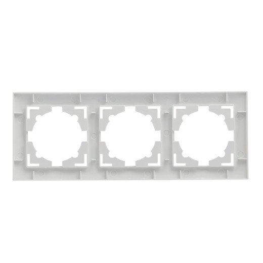 Валенсия рамка 3-местная белая EKF PROxima