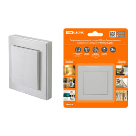 TDM Радиовыключатель настенный РВ1 (1 клав.) для  беспроводного управления нагрузкой  