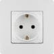 Розетка с заземлением - Legrand Etika - без шторок 16А 250В винтовые зажимы - белый