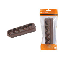 TDM Колодка розеточная 5 гнезд 2П+3 16А 250В 