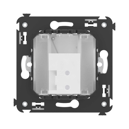 USB 3.0 розетка одинарная в стену, тип А-А, Avanti, белое облако