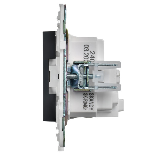 SKANDY Роз. с з/к/ш 16А SK-R04T титан IEK