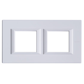 BT Axolute White Рамка 2+2 мод прямоугольная горизонтальная.