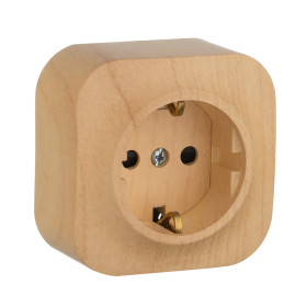 Legrand Quteo Сосна Розетка с/з с шт.