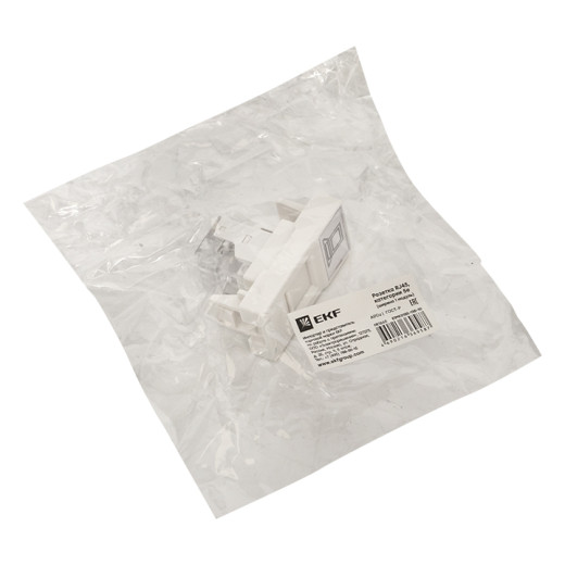 Розетка RJ45 кат. 5e, 1 модуль EKF