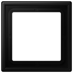JUNG LS 990 Черный матовый Рамка 1-ая