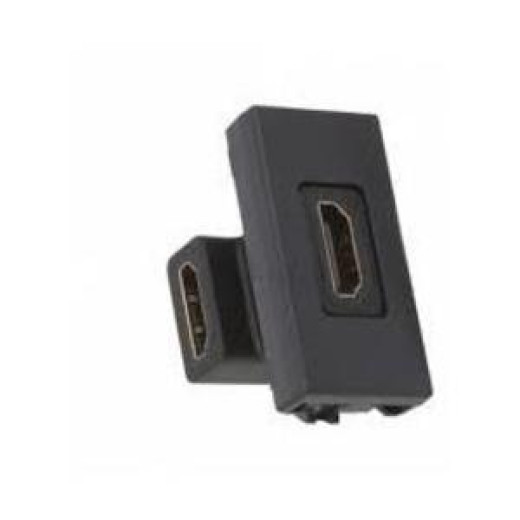 Simon Разъём HDMI, 22,5х45мм, графит