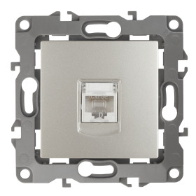 ЭРА Розетка Серия 12 12-3107-15 информационная RJ45 IP20 перламутр