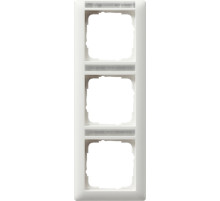 Gira Standard 55 Бел матовый Рамка 3-я верт с полем для надписи