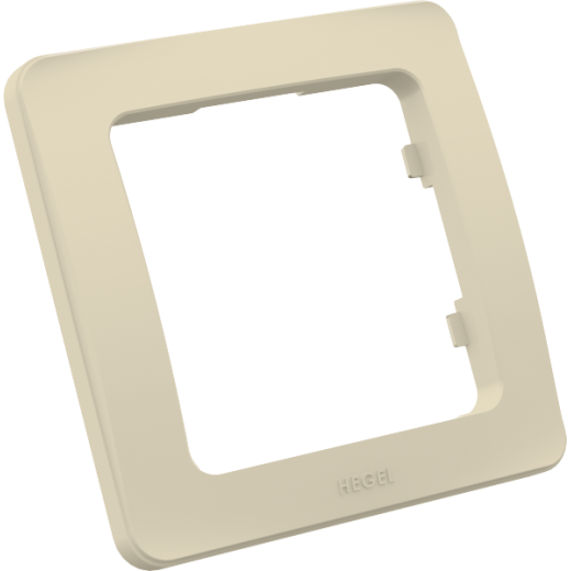 Р401-01 Рамка одноместная, скрытой установки, цвет слоноваят кость