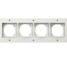 Gira TX-44 Белый Рамка 4-ая