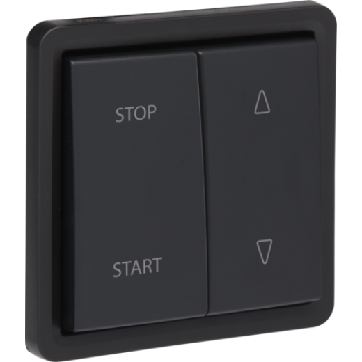 Hydro Черный Переключатель для жалюзи, мех блокировка, IP55, пруж клеммы