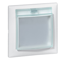 Legrand Valena DIY Бел Рамка 1-ая IP44 с прозрачной крышкой (для механизмов IP20).