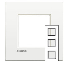 BT LL Белый Рамка AIR 2+2+2 мод 71мм.