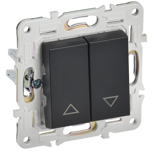 SKANDY Выключ. жалюзи 10А SK-V12Bl черн. IEK