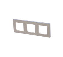 ABB EPJ Levit слоновая кость / белый Рамка 3 поста