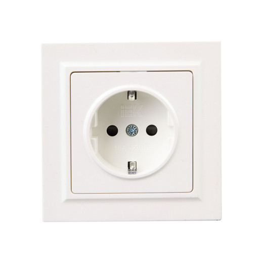 BRITE Роз. с з/к/ш 16А в сб. РСР14-1-0-БрЖ жемч. IEK