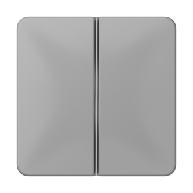 JUNG 2-клавишная накладка для пульта КNX, серая, для серии СD