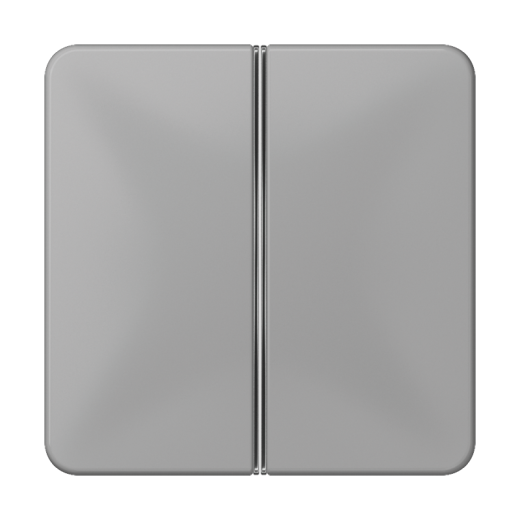 2-клавишная накладка для пульта КNX, серая, для серии СD