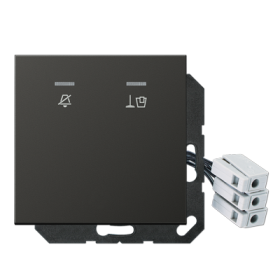 JUNG Накладка для внешнего DND-модуля с LED-лампами, 230 В, антрацит