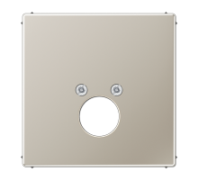 JUNG Крышка для одного гнезда подключения громкоговорителя благородная сталь