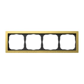 Systeme Electric ArtGallery Pure Металл Золото Рамка 4-ая