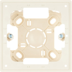 Simon 24 Слоновая кость Коробка монтажная для накладного монтажа на 1 модуль