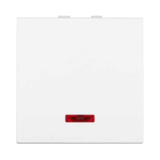 LK45 Выключатель с индикатором 45х45мм (схема 1L) 16 A, 250 B (белый)