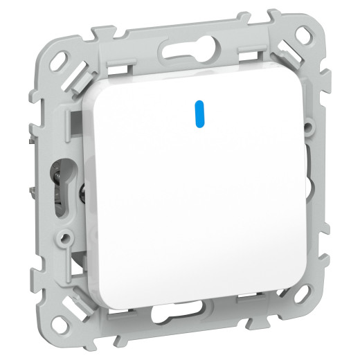 FLITE Выключ. 1-кл. прох. с инд. 10А ВС61-1-1-ФлБ бел. IEK