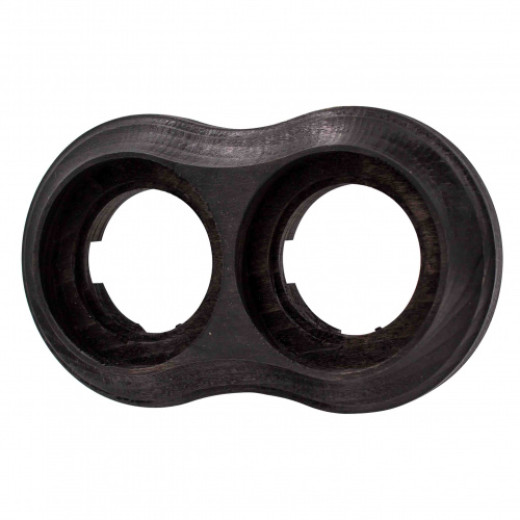 Пиластро Бук Угольно-черный Рамка 2-ая (накладной монтаж)