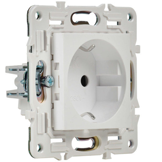 SKANDY Роз. с з/к/ш 16А SK-R04W арк. бел. IEK