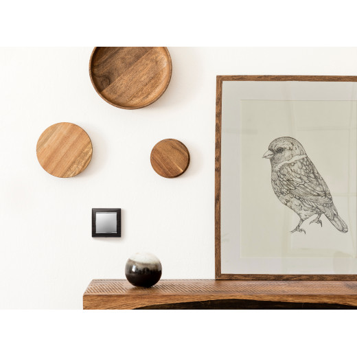 Выключатель одноклавишный - Legrand Valena - 10А 250В схема 1 безвинтовые зажимы - алюминий