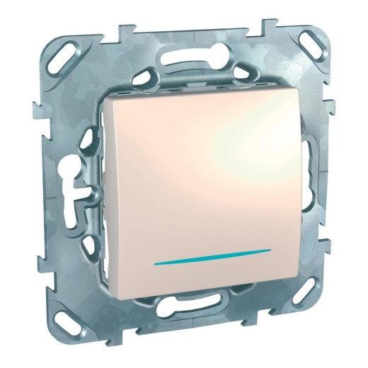 ОДНОКЛАВИШНЫЙ ВЫКЛЮЧАТЕЛЬ (СХ.1) С ИНД.