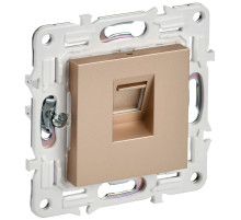 IEK SKANDY Песочный Розетка компьютерная RJ45 кат.6 SK-K02Sa