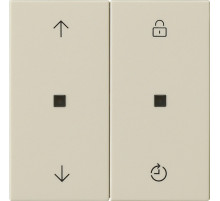 Gira Накладка управления жалюзи с функцией памяти System 3000