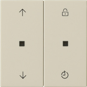 Gira Накладка управления жалюзи с функцией памяти System 3000