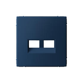 Systeme Electric ArtGallery Аквамарин Накладка двойная для информационных функций типа Keystone