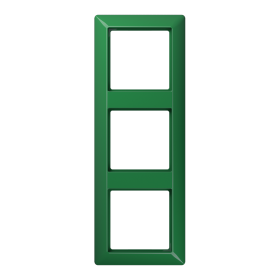 JUNG AS 500 Зеленая Рамка 3-ая ударопрочная