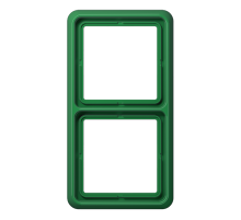 JUNG CD Зеленая Рамка 2-ая ударопрочная