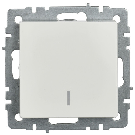 BRITE Выключ. 1-кл. с инд. 10А ВС10-1-1-БрБ бел. IEK