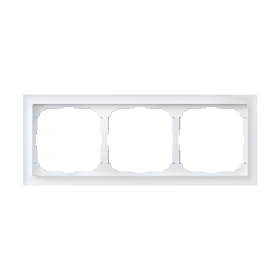 Systeme Electric ArtGallery Pure Матовое органическое стекло Белый Рамка 3-ая