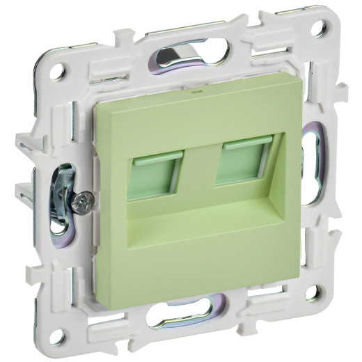 SKANDY Роз. комп. 2-ая RJ45 кат.6 SK-K04M мятн. IEK