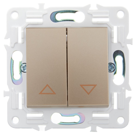 SKANDY Выключ. жалюзи 10А SK-V12Sa песоч. IEK