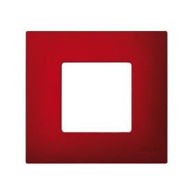 Simon 27 Play Артик Красный Рамка-декор 1-ая