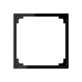 JUNG A 500 Черная Рамка промежуточная для монтажа изделий с крышкой 50х50