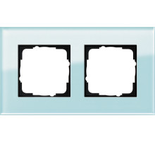 Gira ESP Салатовое Стекло Рамка 2-ая