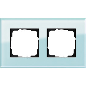 Gira ESP Салатовое Стекло Рамка 2-ая