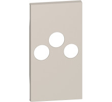 BT Living now Песочный Лицевая панель для розеток TV-R-SAT 2 мод.